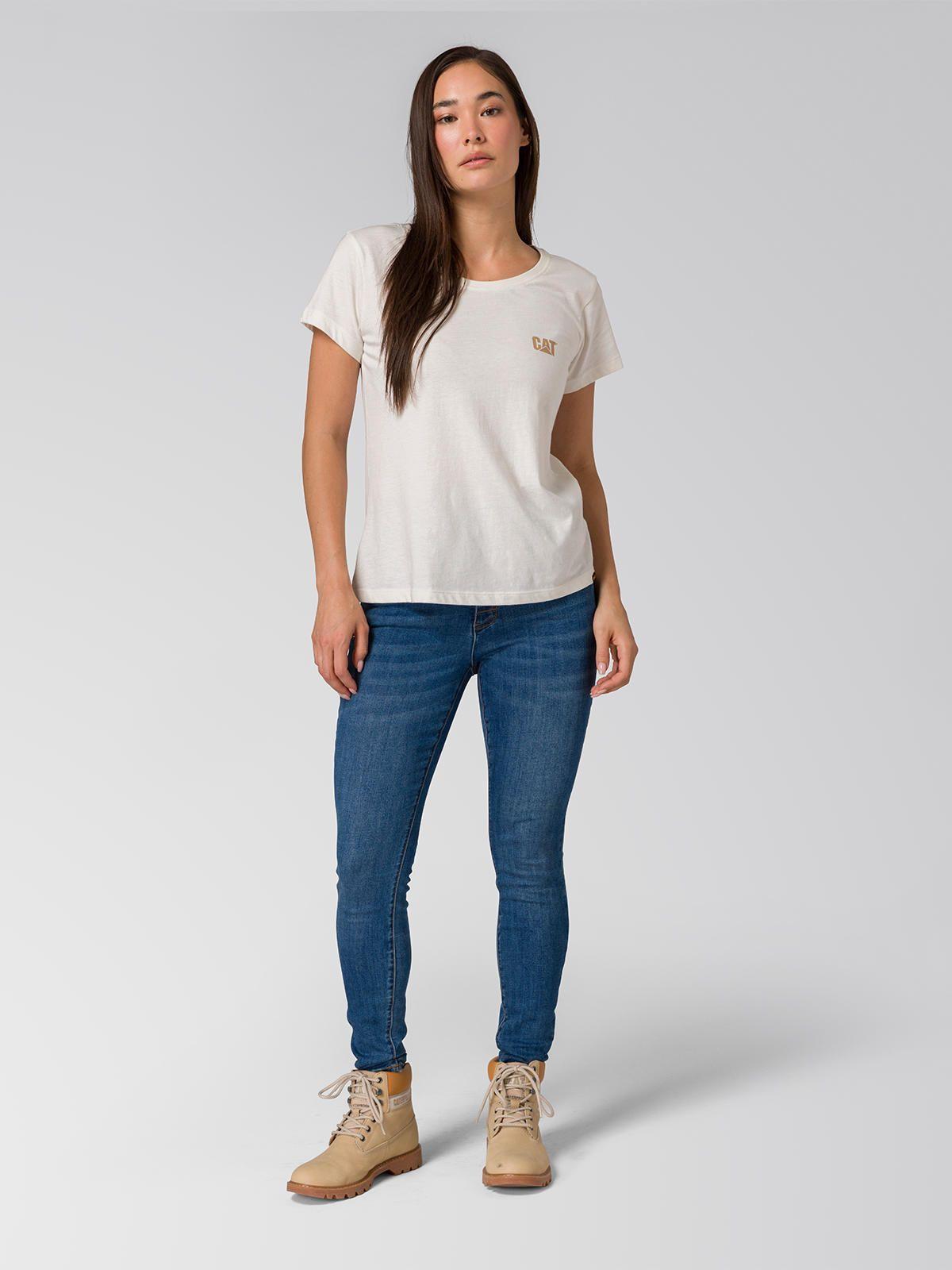 Jeans Stretch Denim Mid Rise Mujer Indigo-0