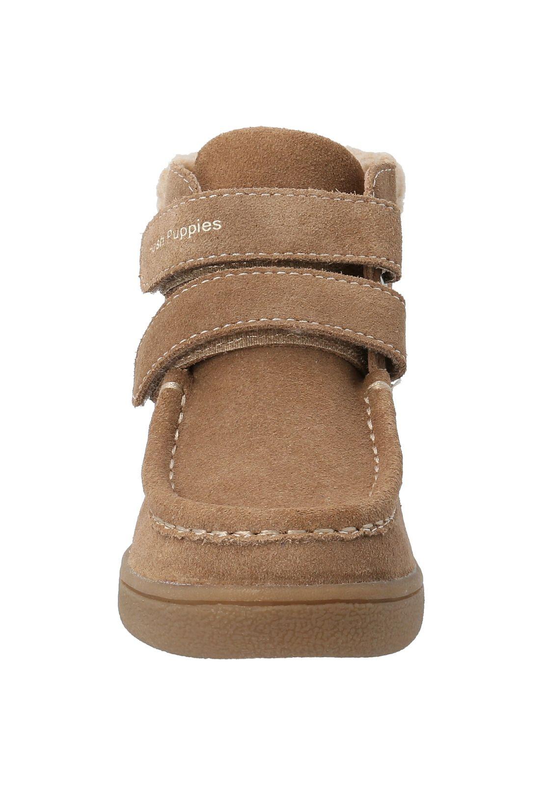 Botín Cuero Niña Koda Velcro Café (26-29)-2