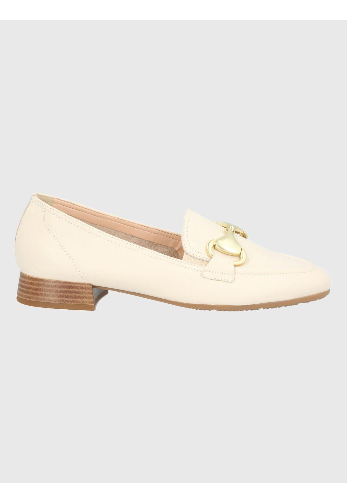 Mocasín Blanco Mujer Pasturo -1