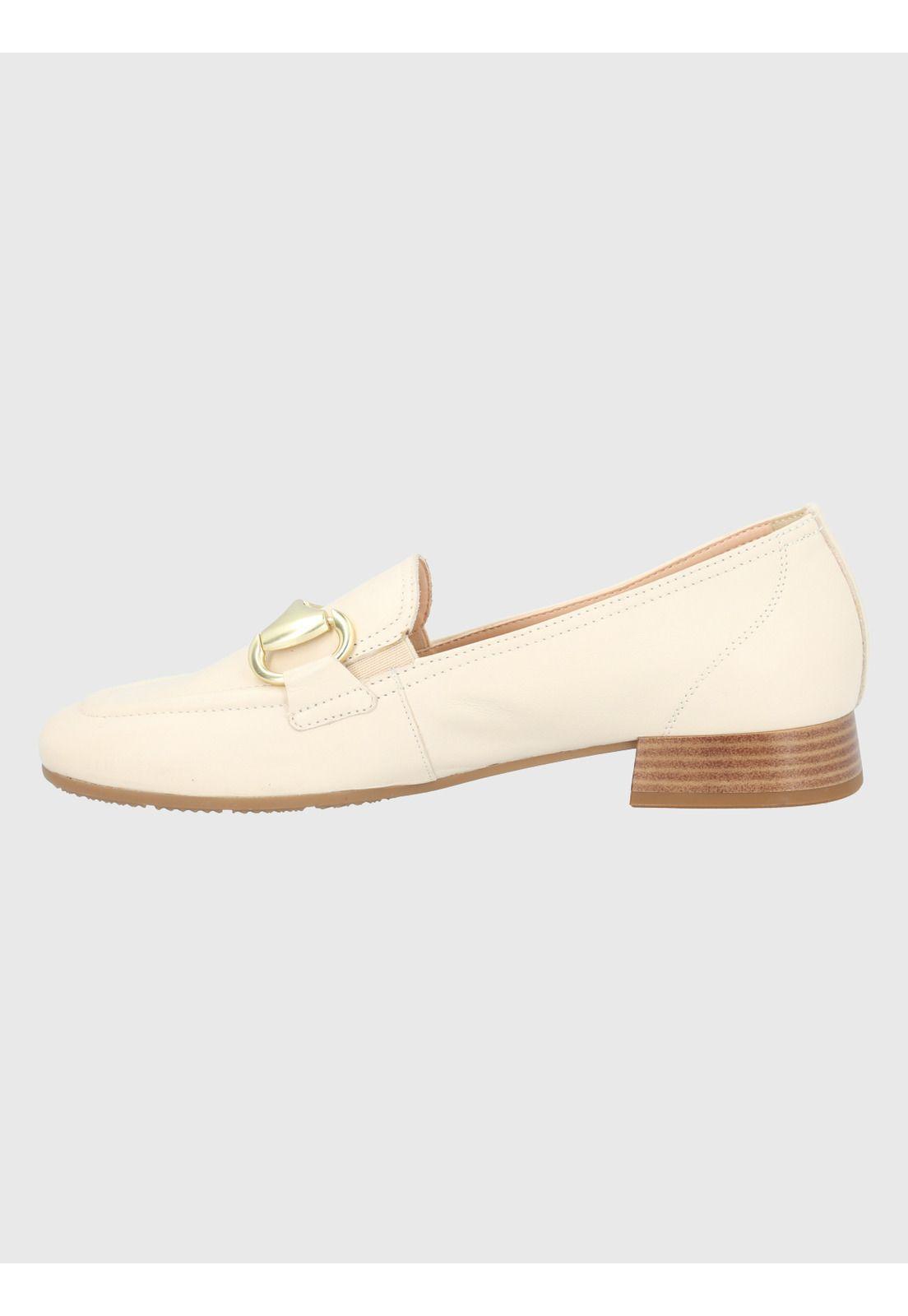 Mocasín Blanco Mujer Pasturo -4