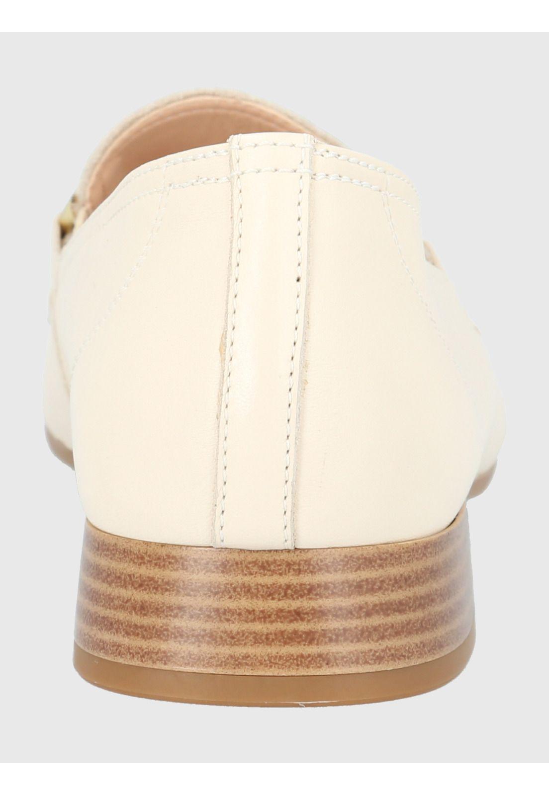 Mocasín Blanco Mujer Pasturo -5