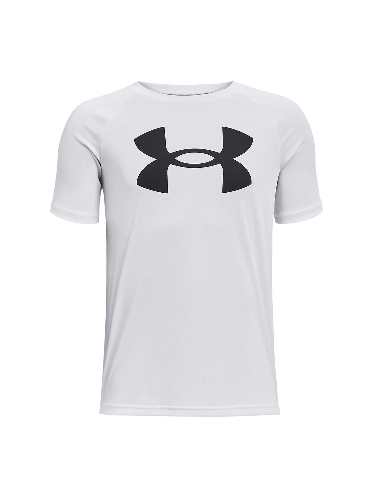 Polera Big Logo UA Tech niño Blanco-0