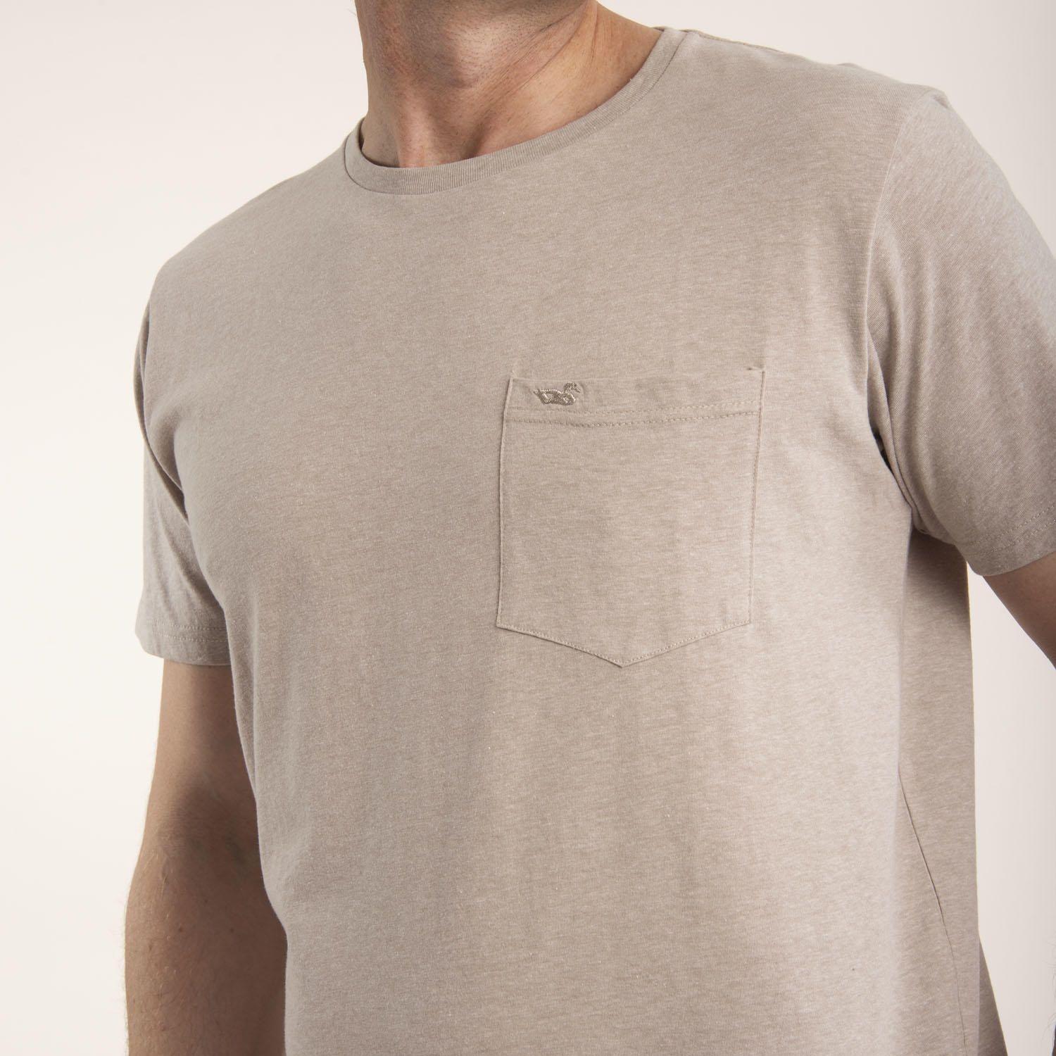 Polera Hombre Algodón Orgánico Basic Arena-3