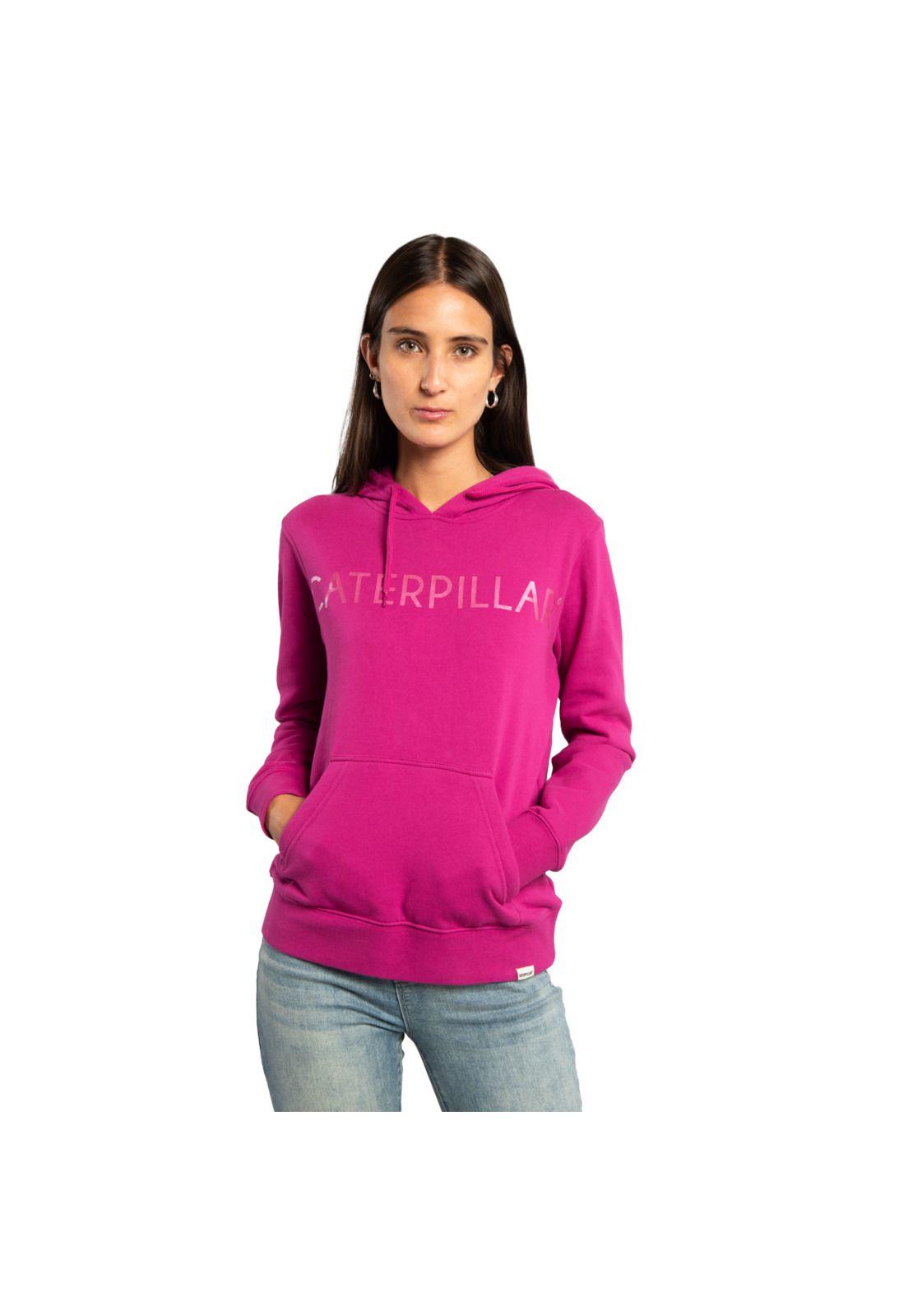 Polerón Mujer W Fdtn Logo Fleece H Fucsia-0