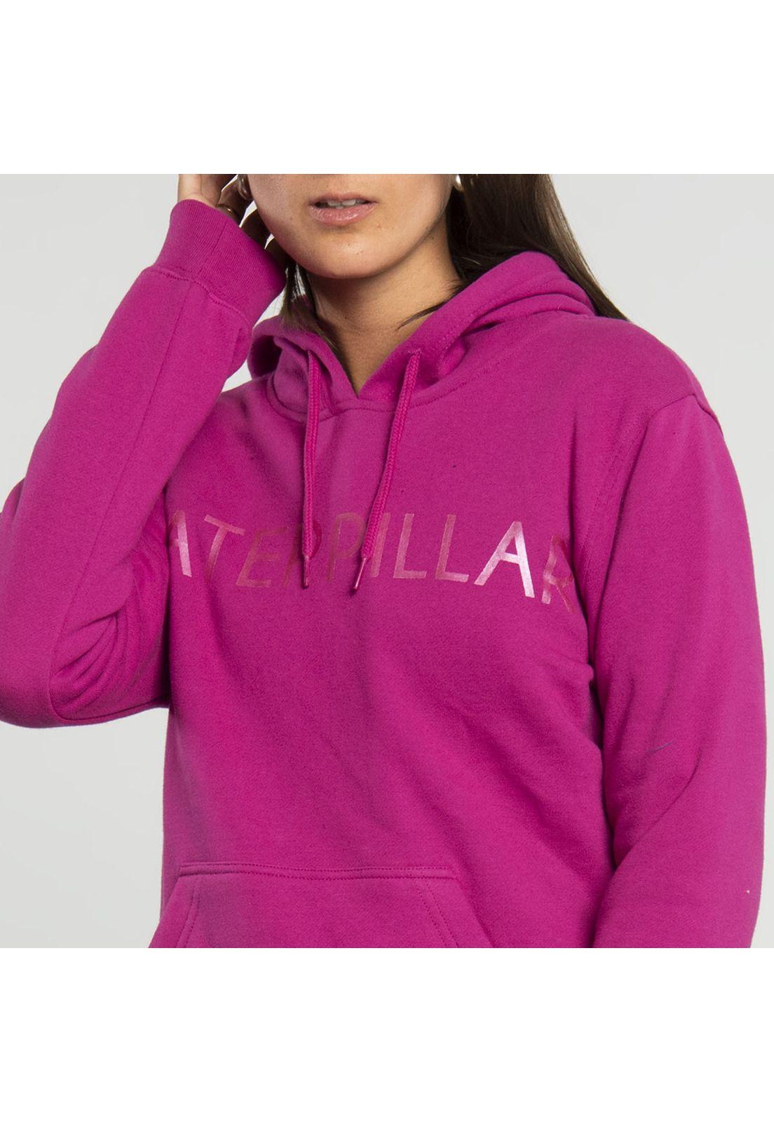 Polerón Mujer W Fdtn Logo Fleece H Fucsia-3