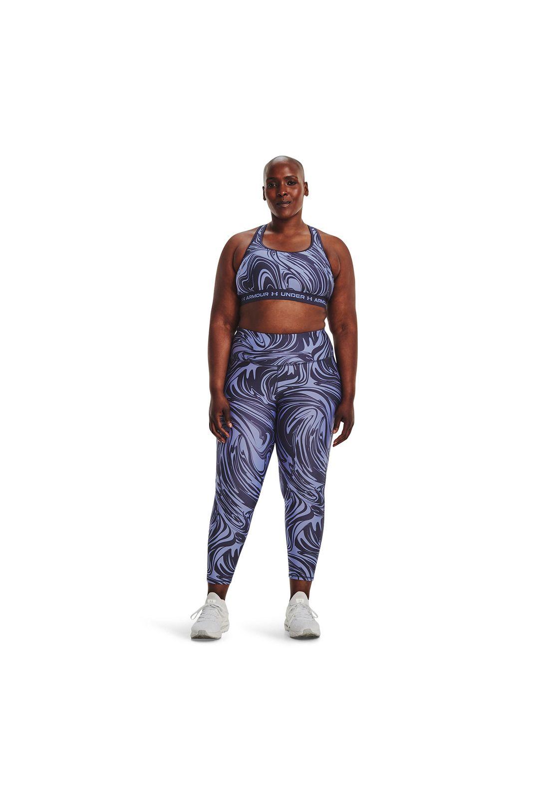 Calza Armour Aop Ankle Leg Morado Mujer-5