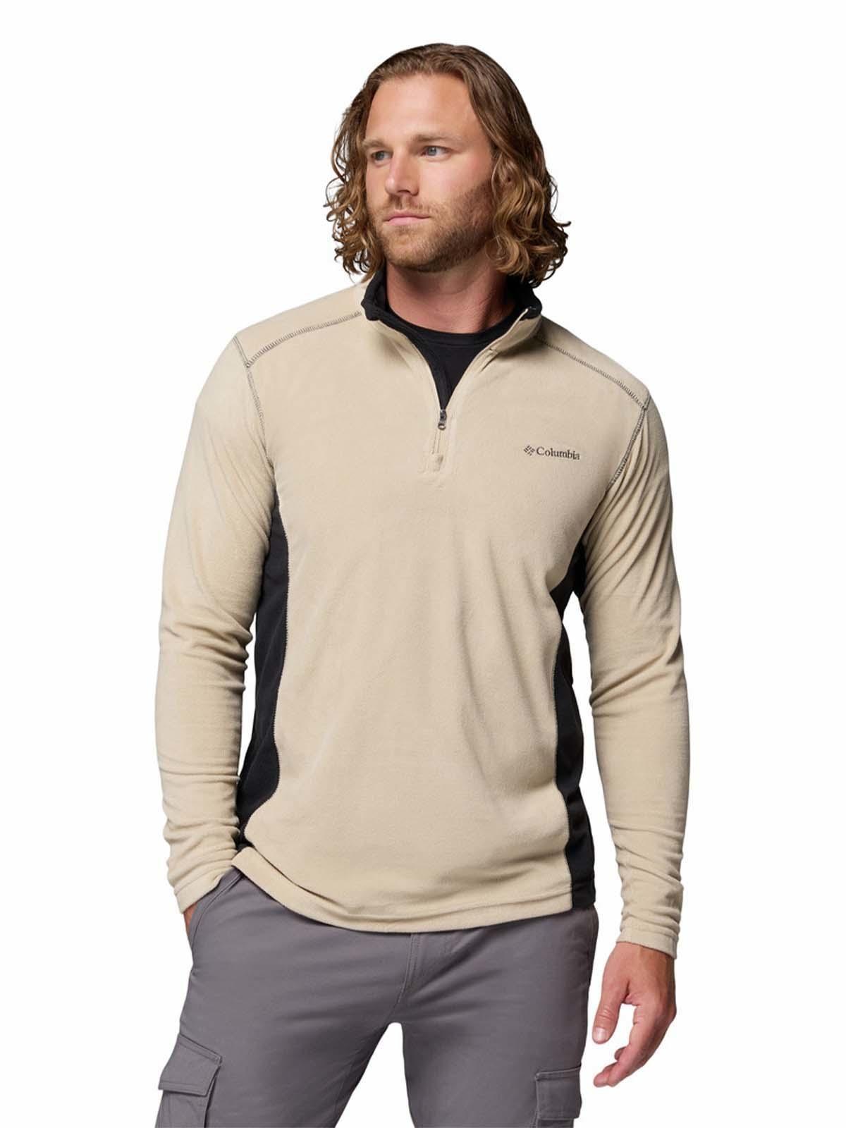 Polar Hombre Klamath Range II Half Zip Beige-0