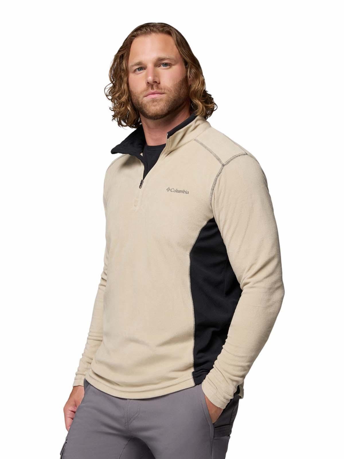 Polar Hombre Klamath Range II Half Zip Beige-1