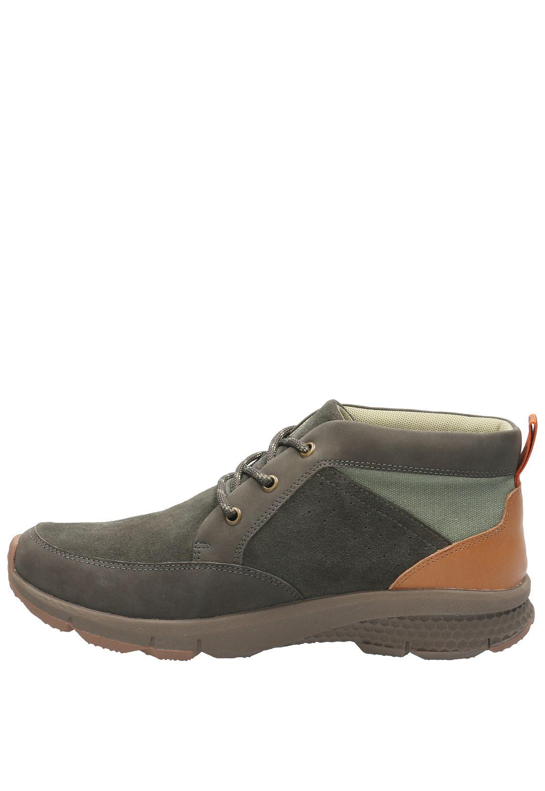 Botín Cuero Hombre Glen Hi Verde Oliva-5