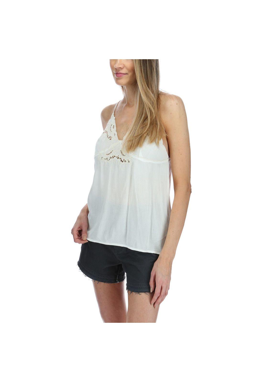 Polera Mujer Orquidea Crudo-1