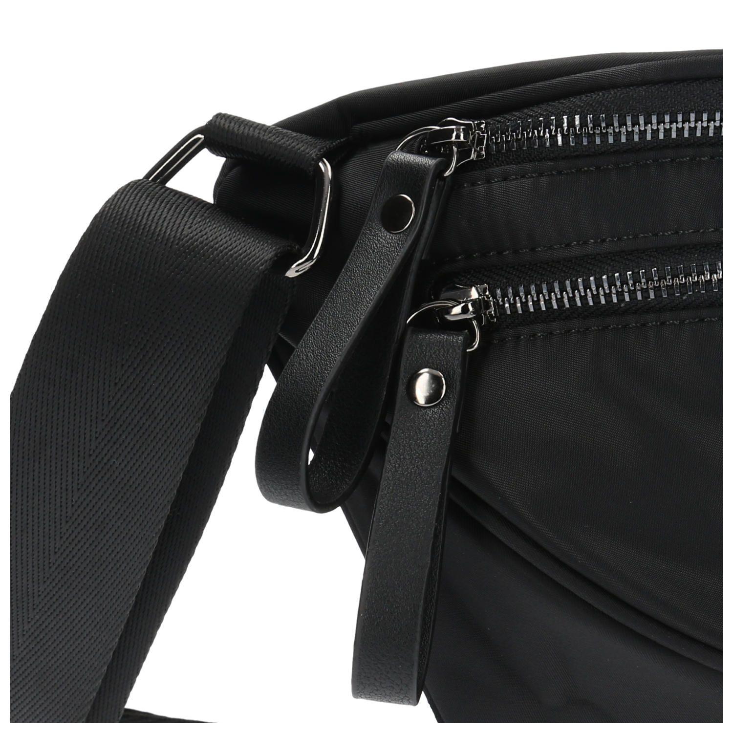 Cartera De Hombro Casual Ina Cross Negro Mujer-3