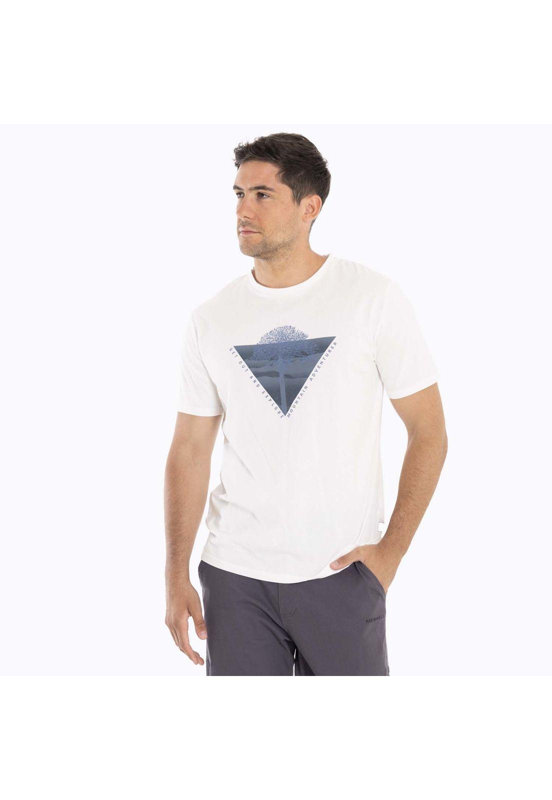 Polera Hombre Suwannee Blanco Merrell-0