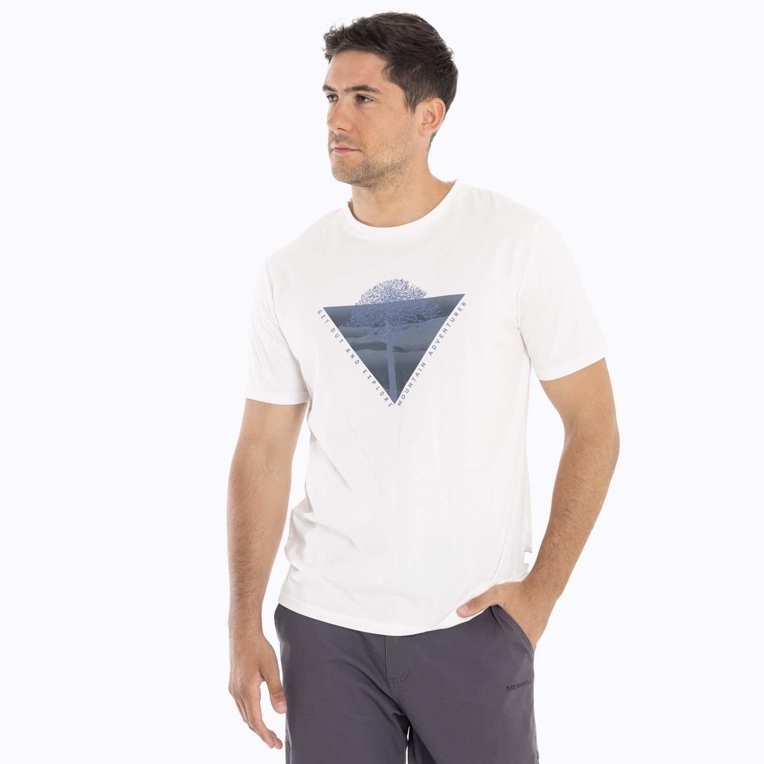 Polera Hombre Suwannee Blanco Merrell-0