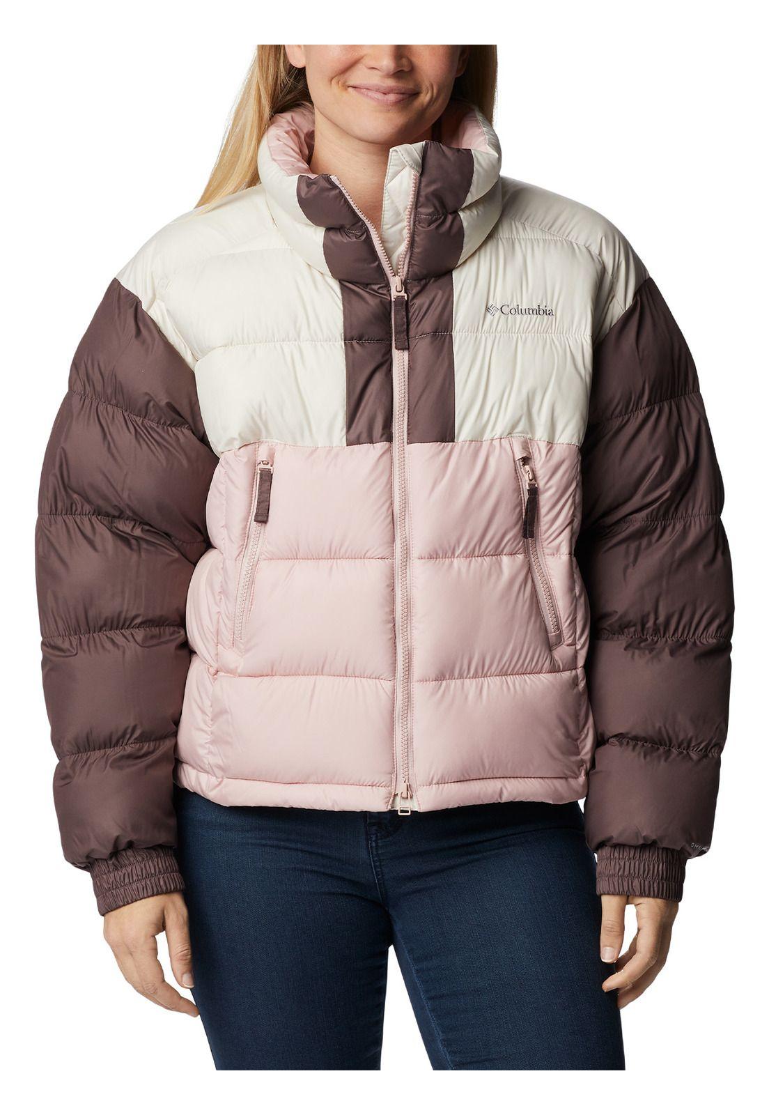 Parka Mujer Pike Lake II Cropped Rosado-0