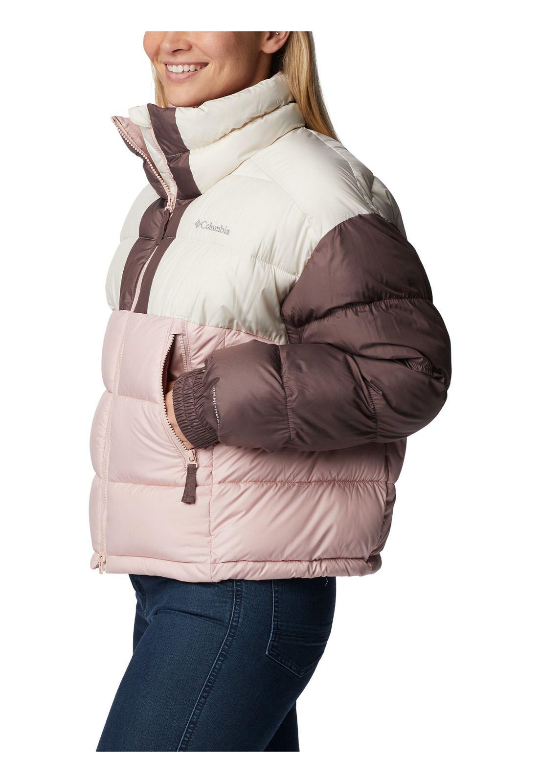 Parka Mujer Pike Lake II Cropped Rosado-1