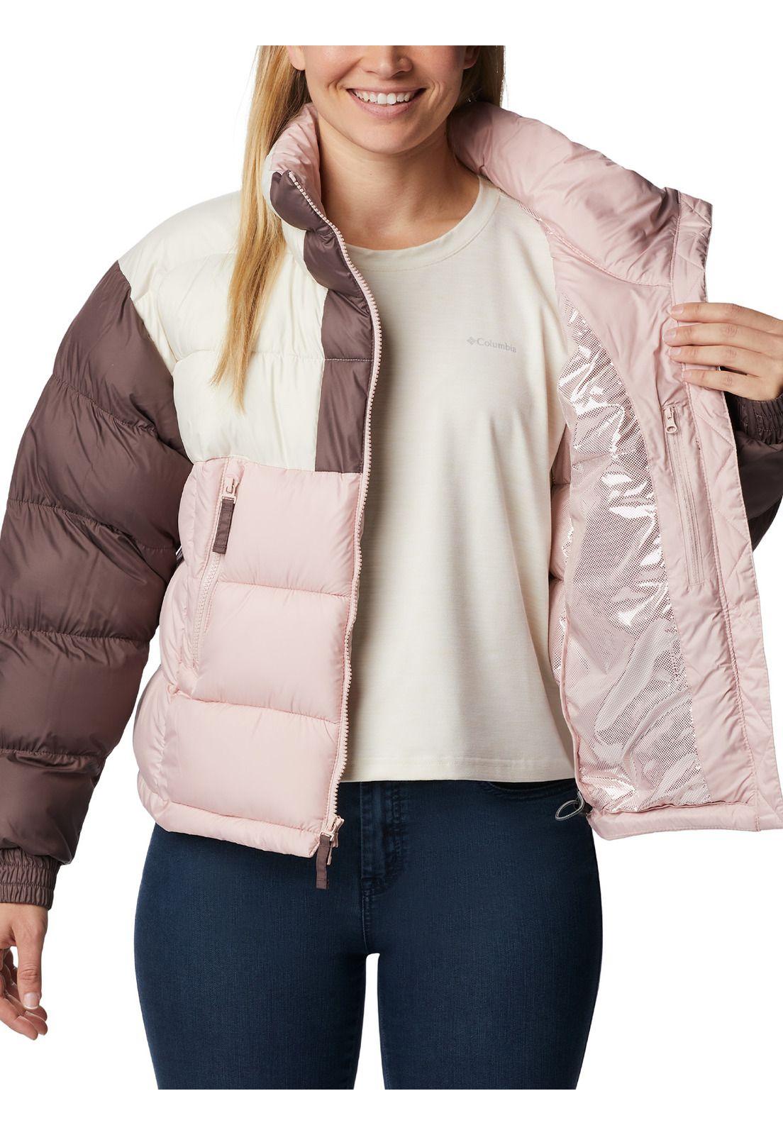 Parka Mujer Pike Lake II Cropped Rosado-4
