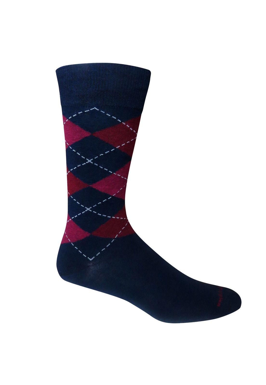 Calcetín Algodón H C Argyle-0