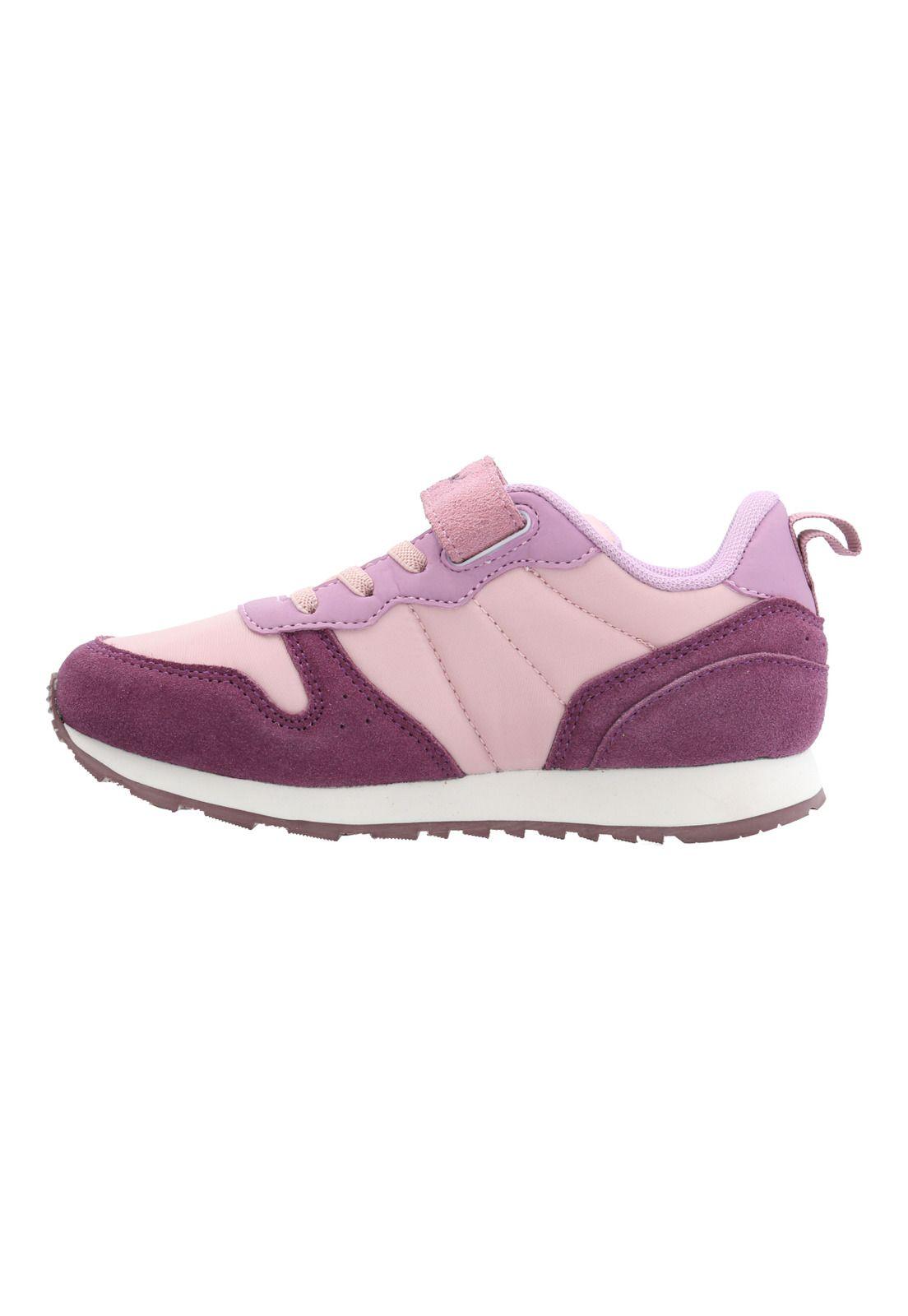 Zapatilla Cuero Janet-K-Vl Niña Rosado-4