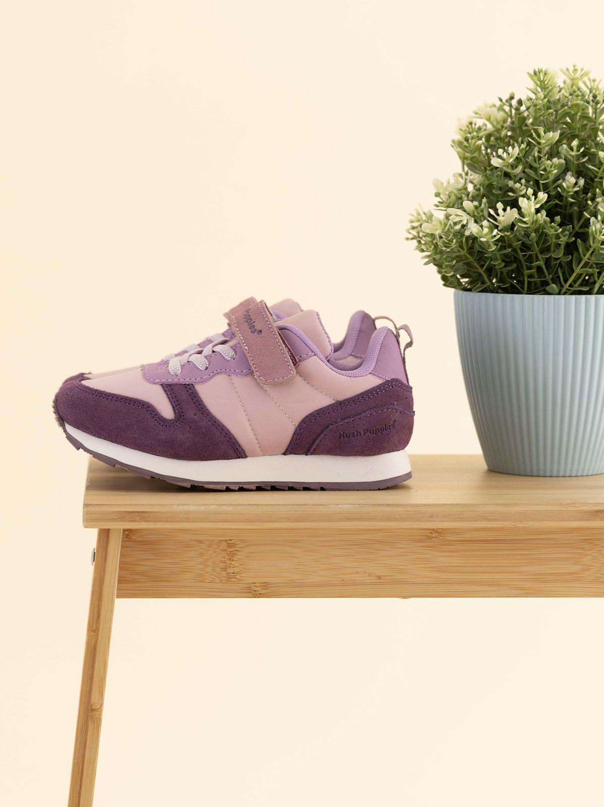 Zapatilla Cuero Janet-K-Vl Niña Rosado-1