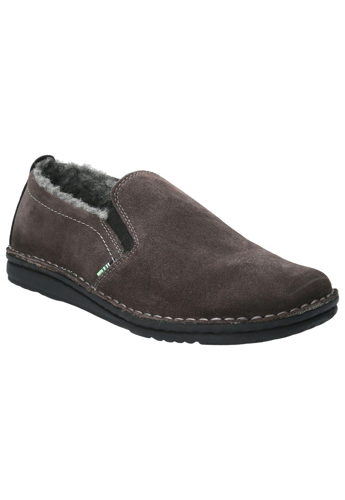 Zapato Cuero Hombre Oaks Gris-1
