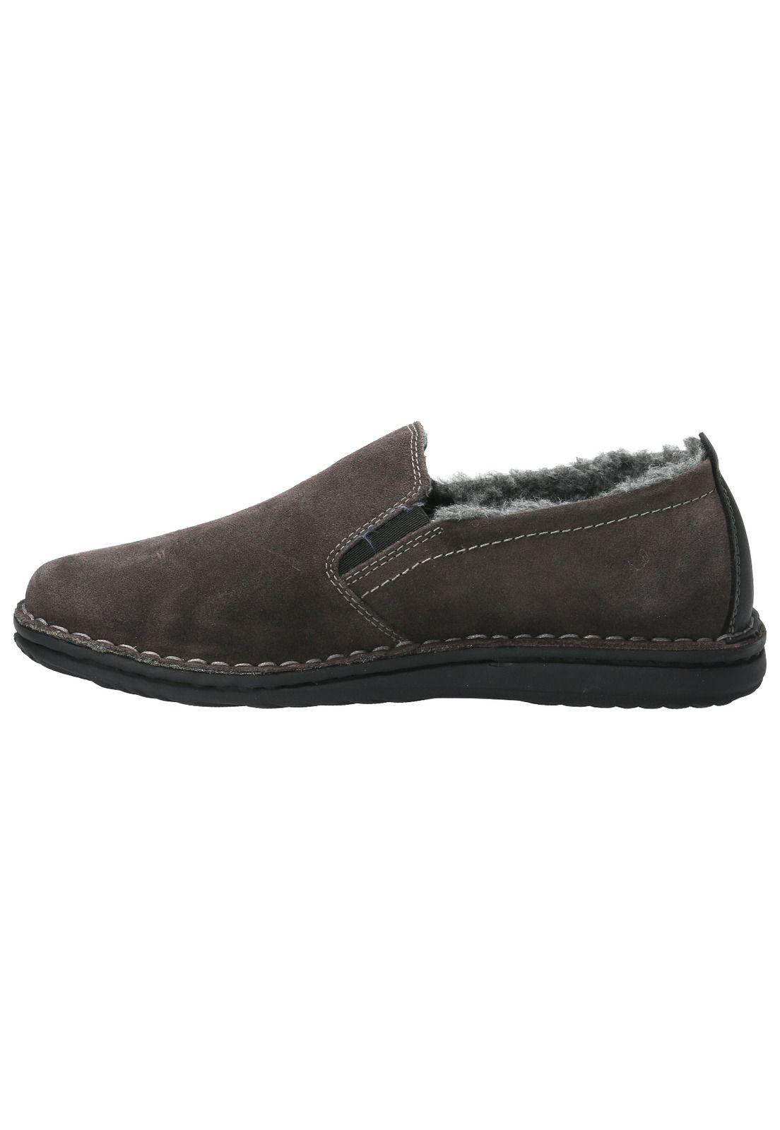 Zapato Cuero Hombre Oaks Gris-4