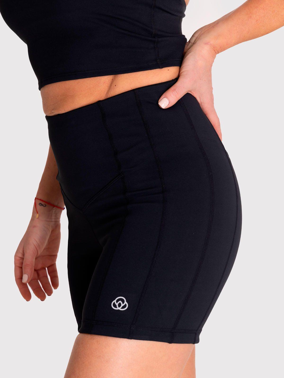 Calza Corta Mujer Kaira Negra-4