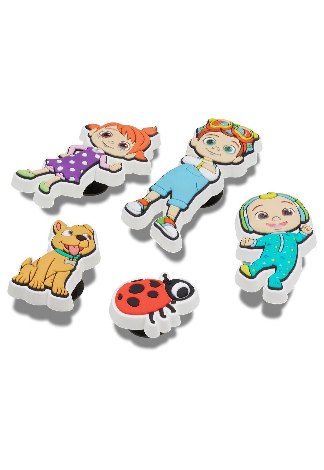 Jibbitz Cocomelon Pack de 5 Blanco-2