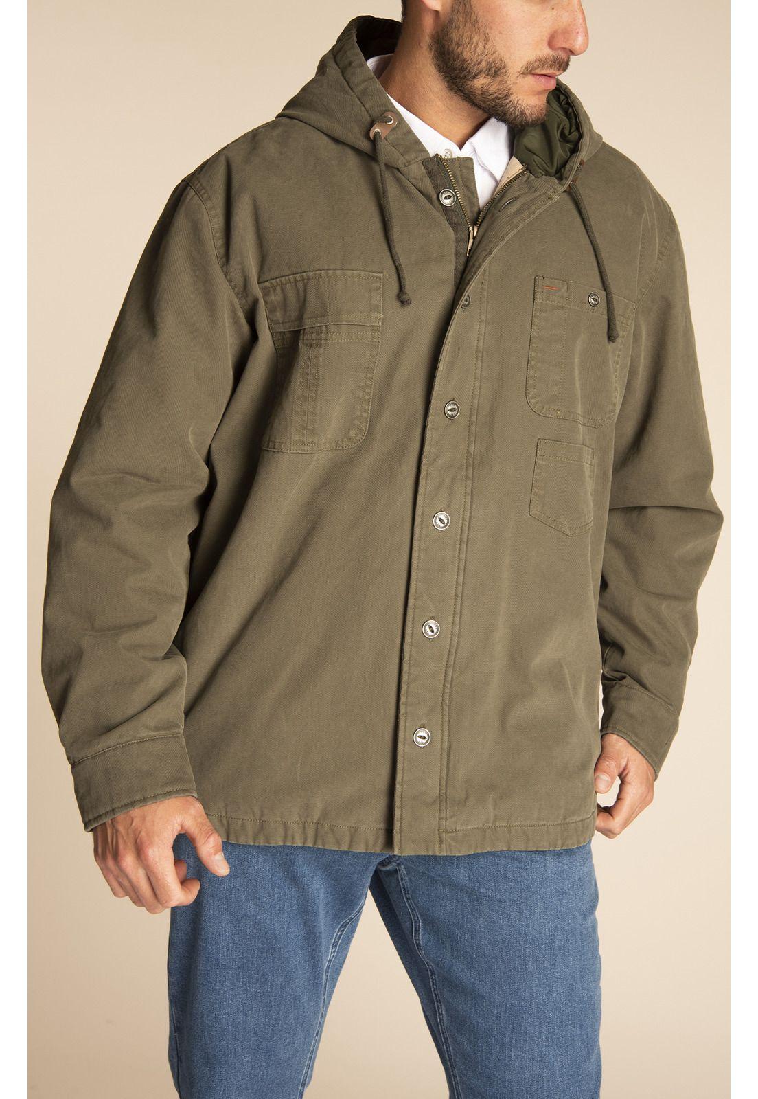 Chaqueta Algodón Orgánico Hombre Praga Café-5