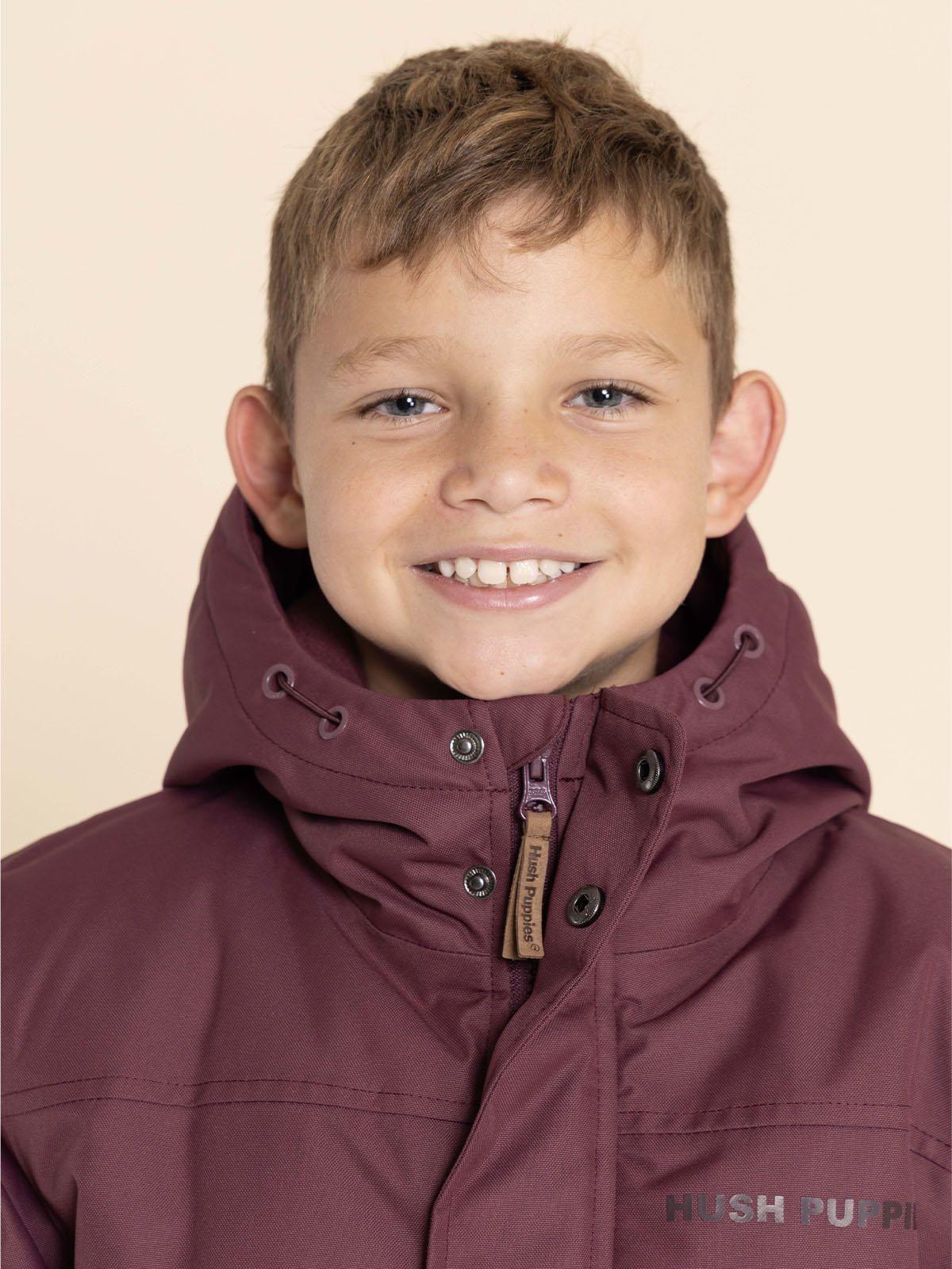 Parka Waterproof  Silvestre Niño Rojo-3