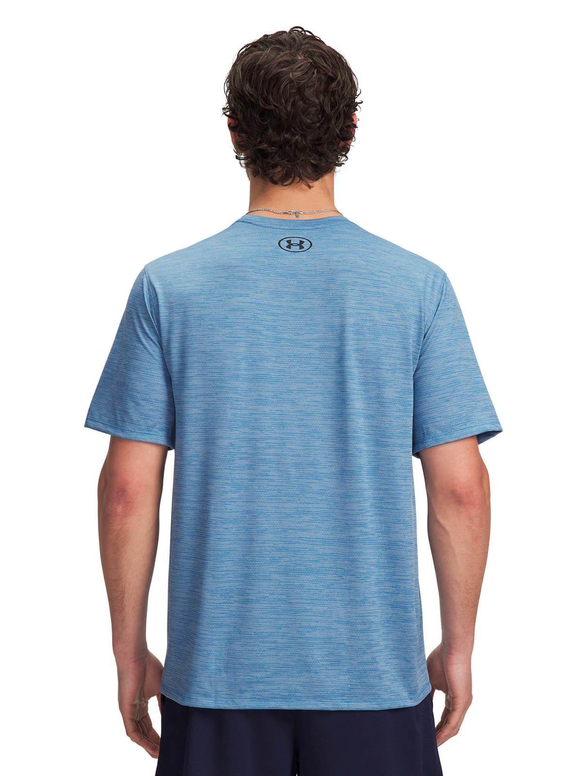 Polera Manga Corta Training para hombre Tech Vent azul  -1