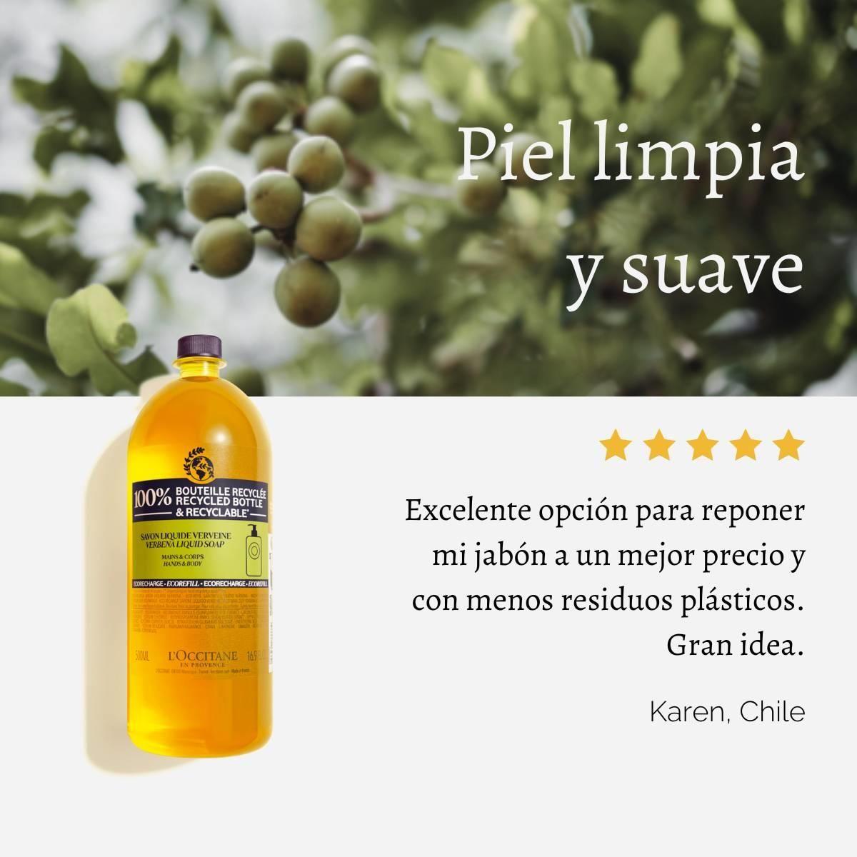 Refill Jabón Líquido Karité Verbena 500 ml-5
