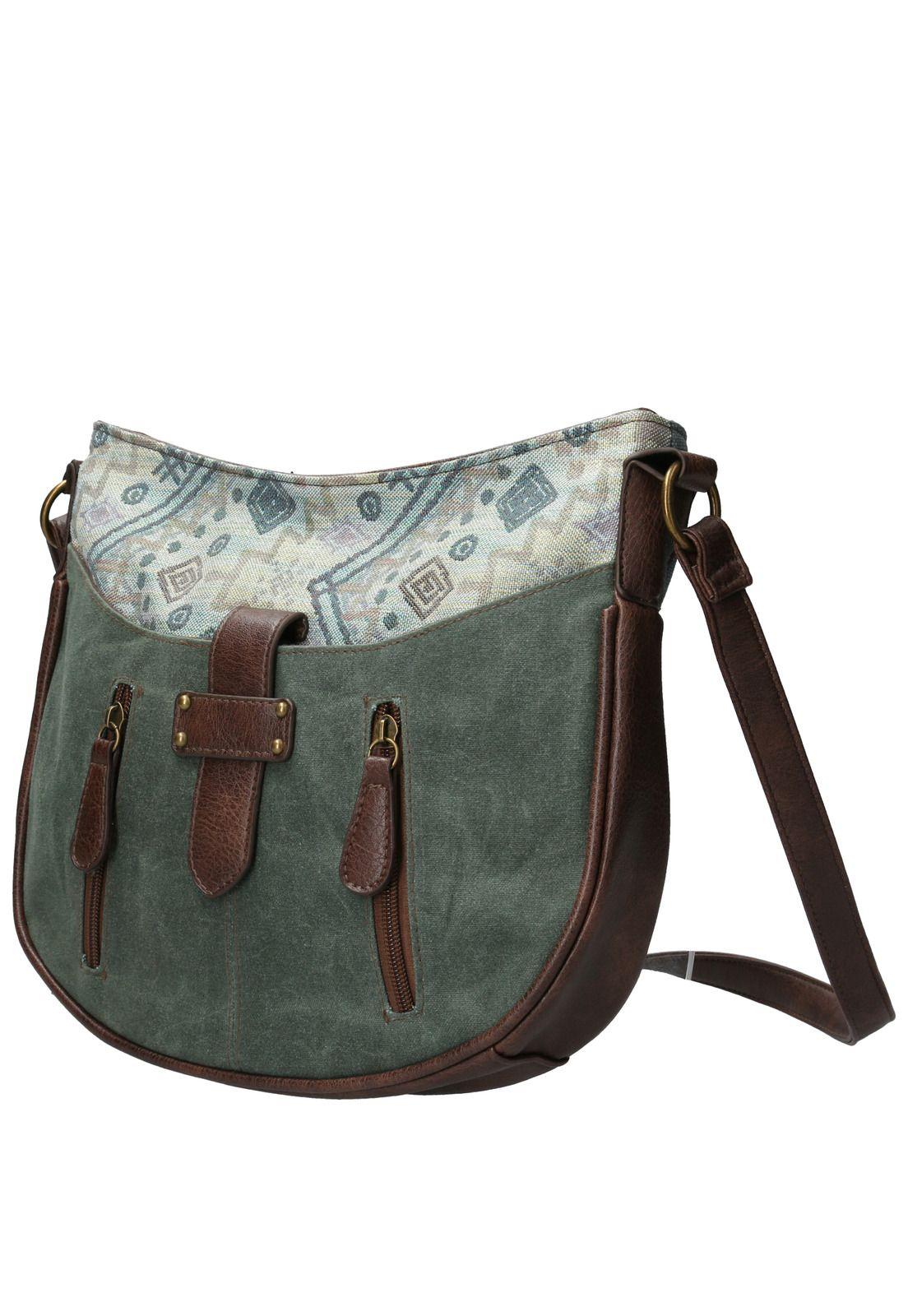 Cartera Textil Mujer Ruggi Cross Turquesa-1