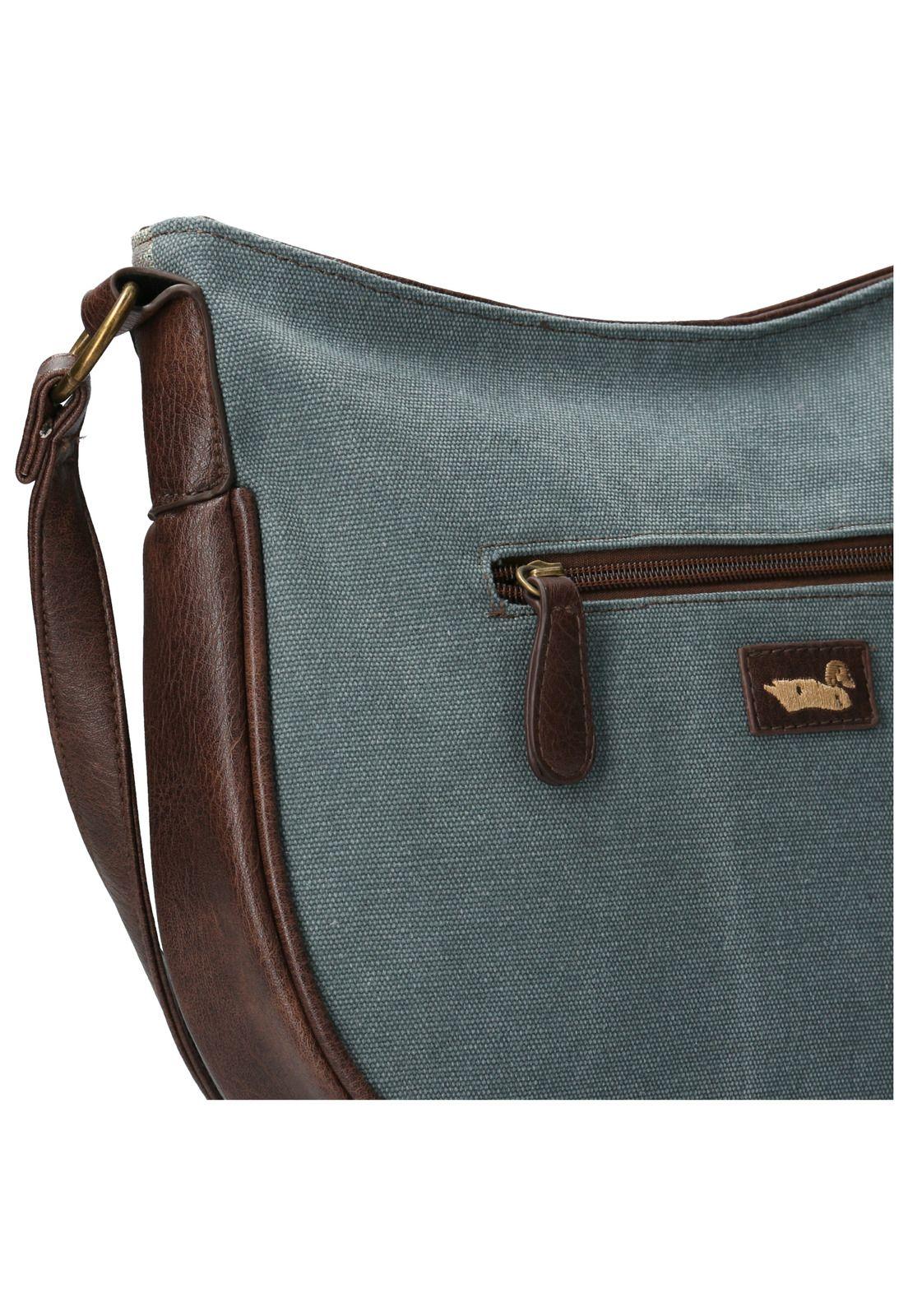 Cartera Textil Mujer Ruggi Cross Turquesa-3