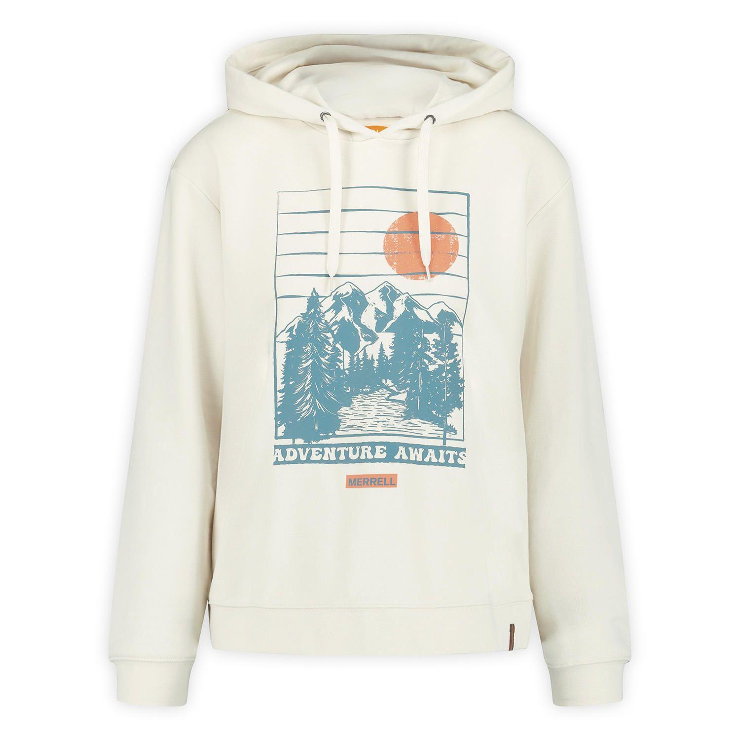 Poleron Mujer Scenic Route Gris Claro-0