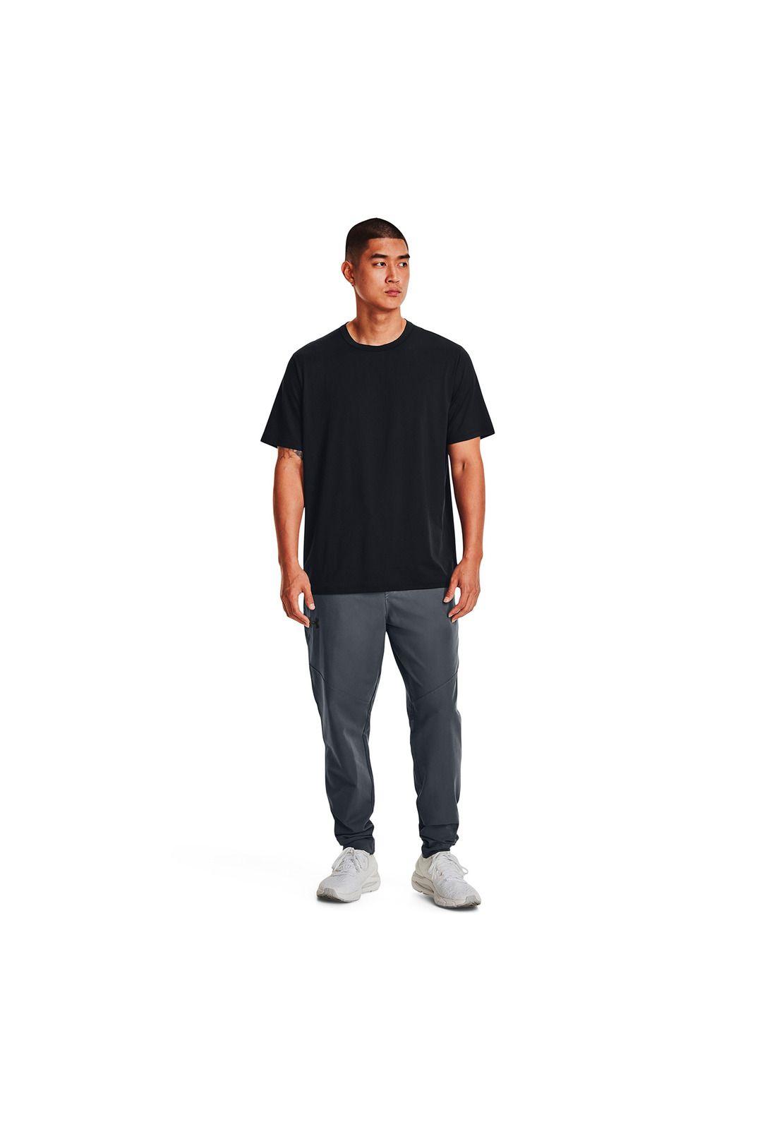 Pantalon Buzo Sportstyle Elite Tapered Gris Hombre-5