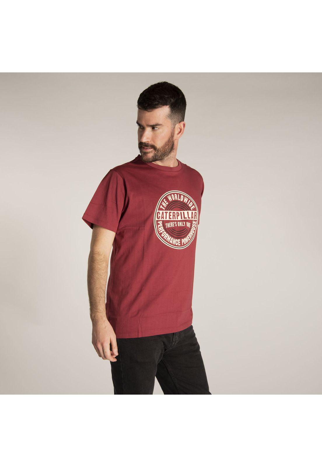 Polera M/C Hombre Fdtn Worldwide Perfo Rojo-1