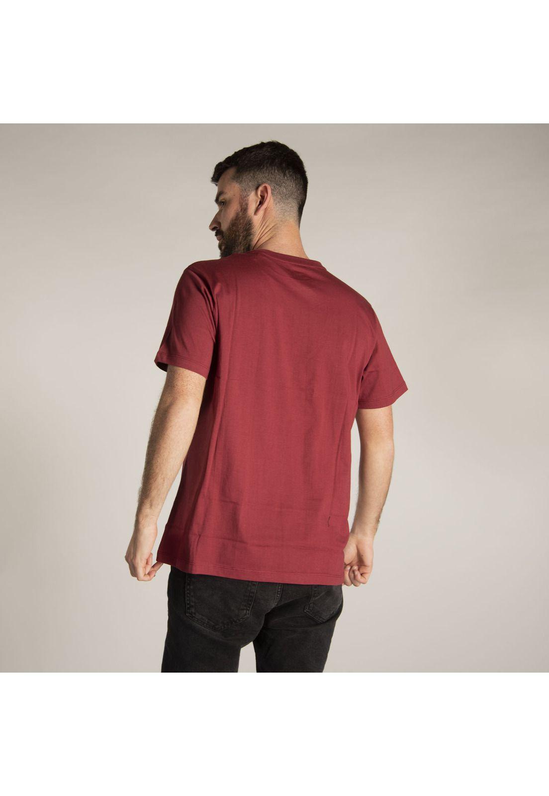 Polera M/C Hombre Fdtn Worldwide Perfo Rojo-2