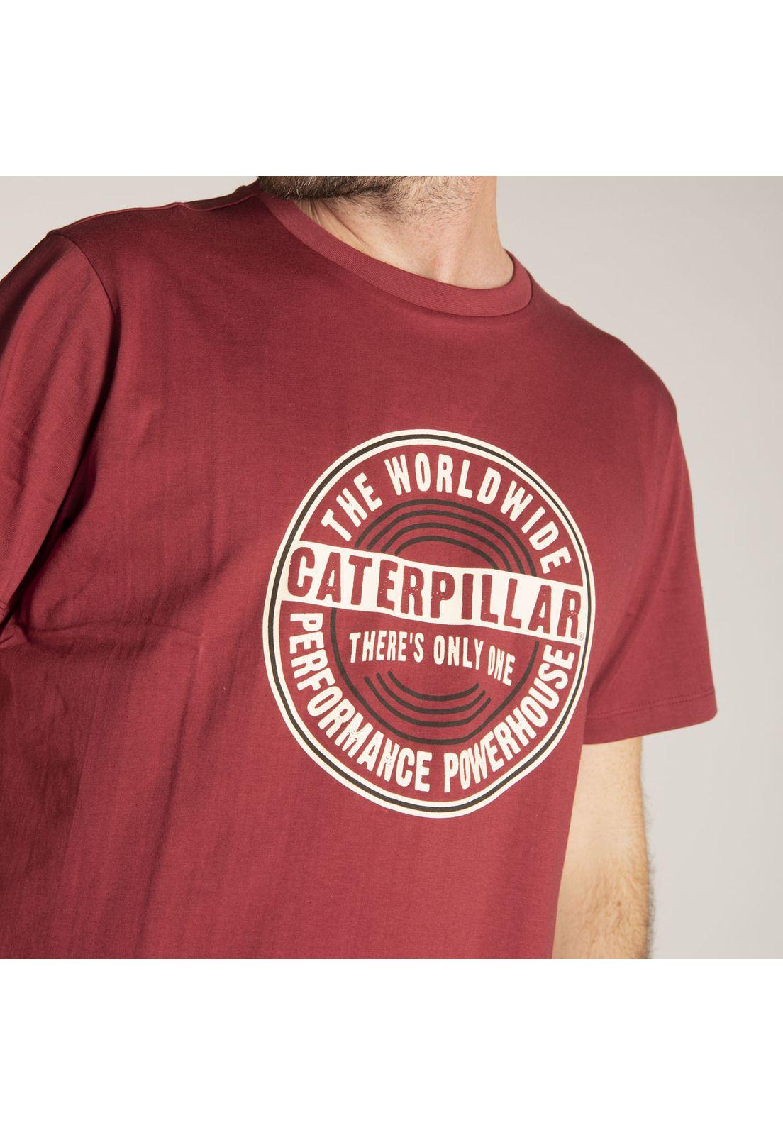 Polera M/C Hombre Fdtn Worldwide Perfo Rojo-4