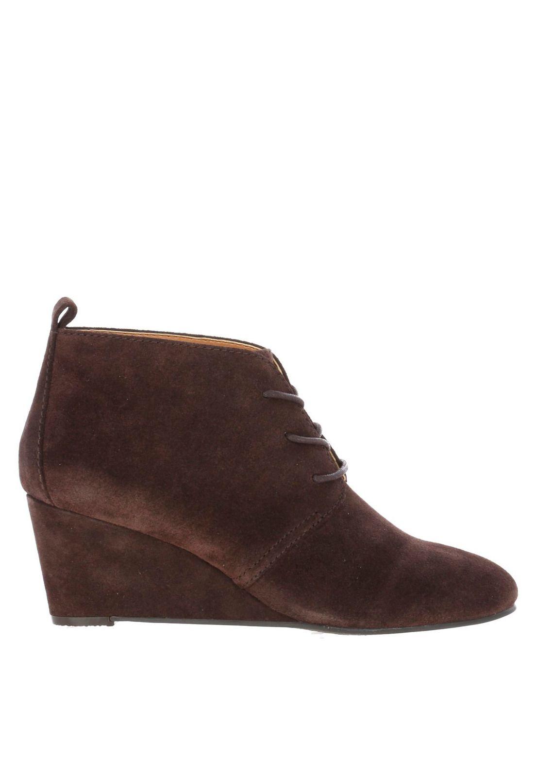 Botín Gamuza Illusion Café Mujer-1