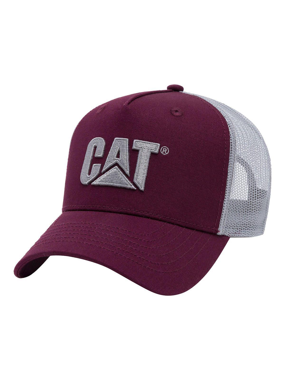Jockey Hombre Trucker 2D Logo Hat Burdeo-4