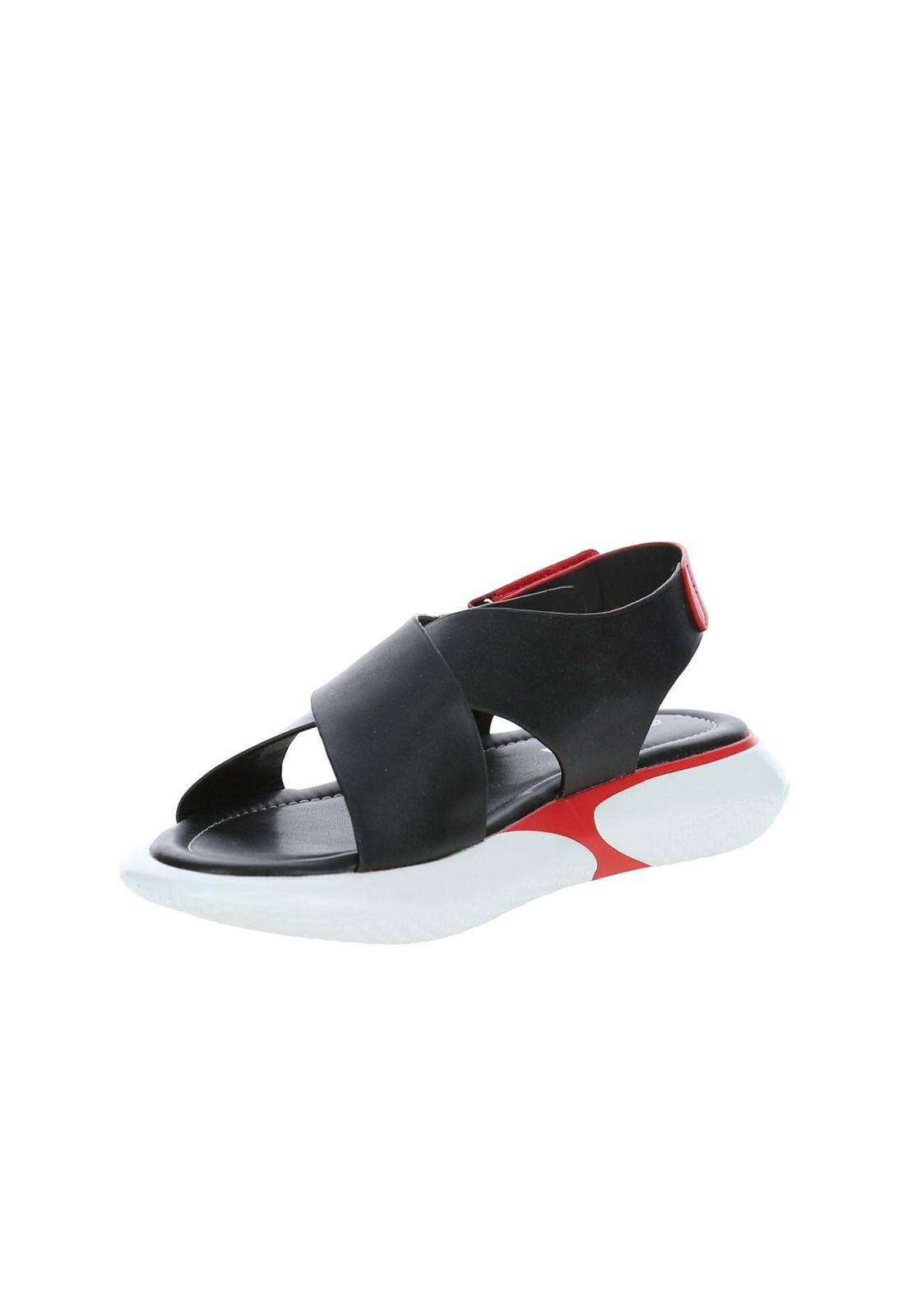 Sandalia Mujer Rouge Negro-3