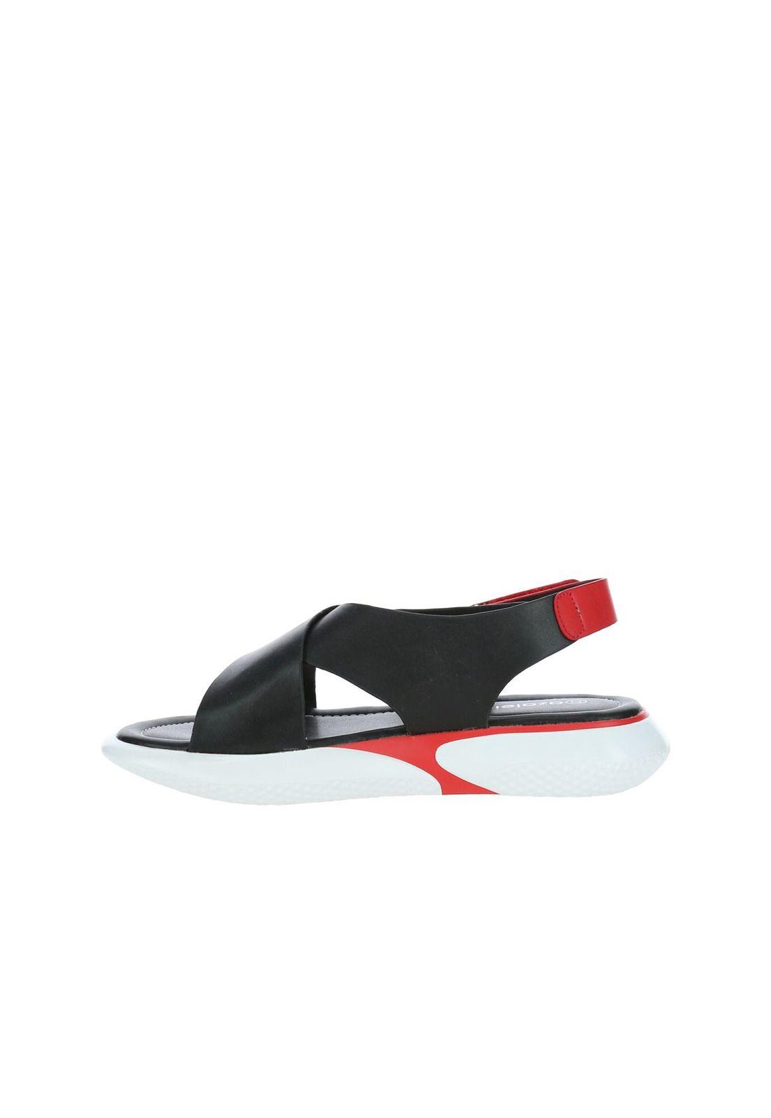 Sandalia Mujer Rouge Negro-4