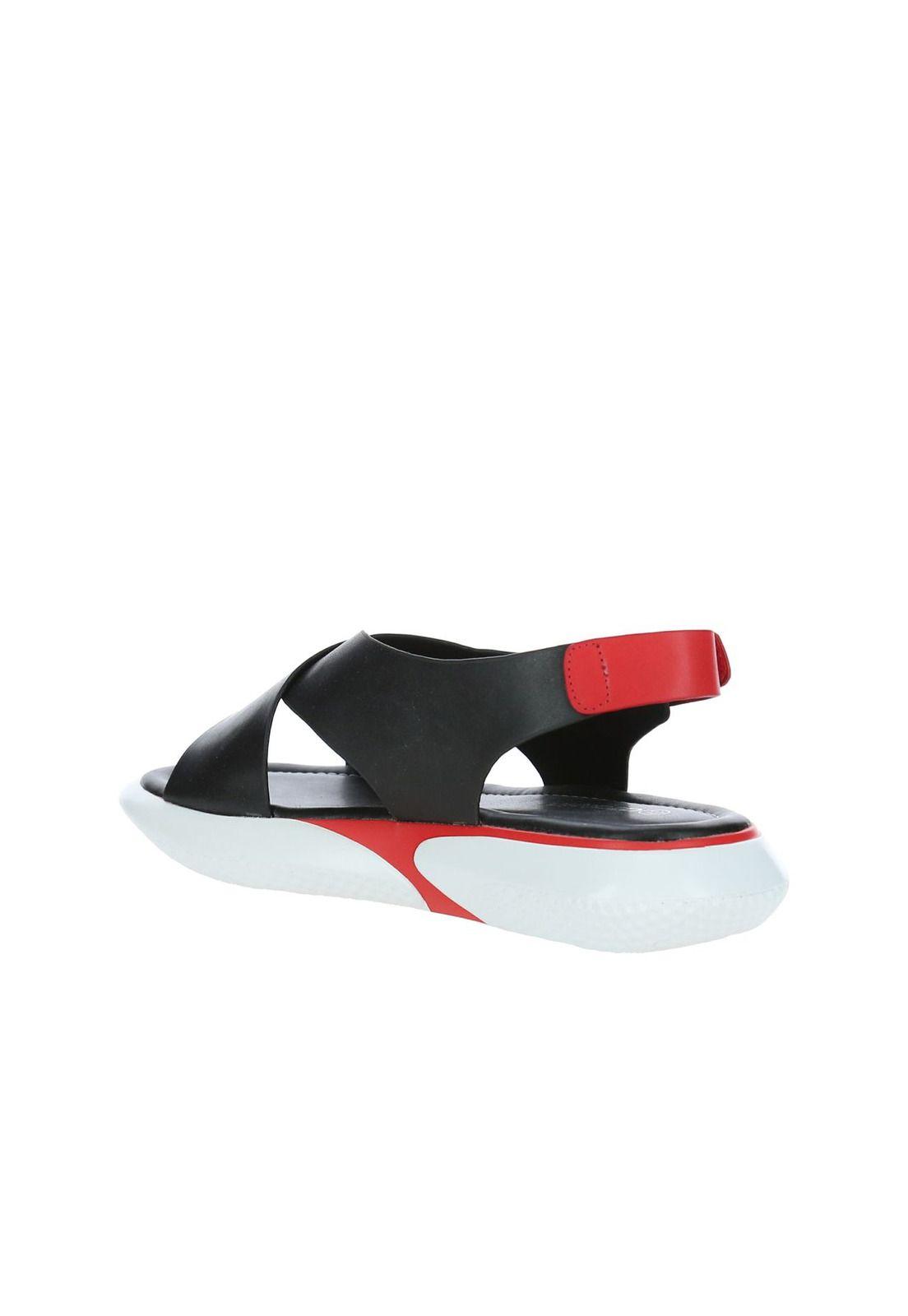 Sandalia Mujer Rouge Negro-5