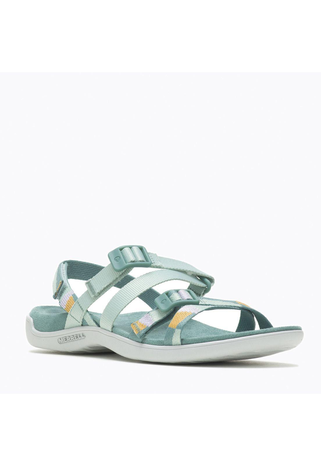 Sandalia Mujer District 3 Backstrap Celeste-1