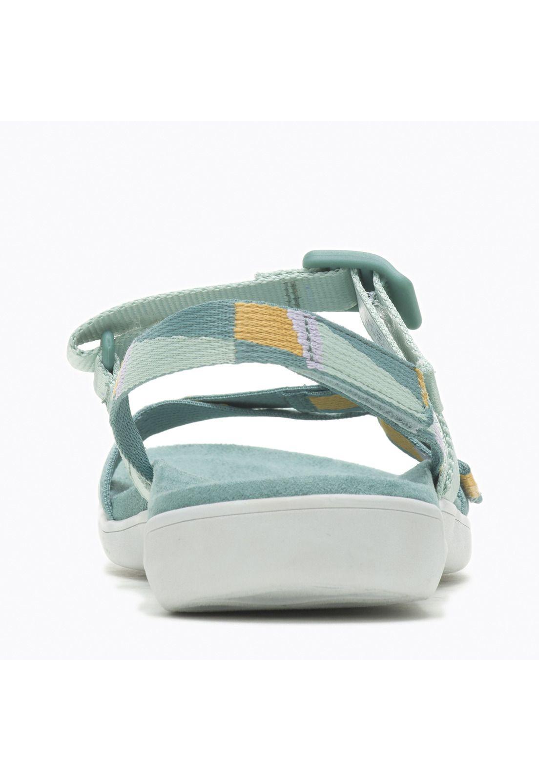 Sandalia Mujer District 3 Backstrap Celeste-4