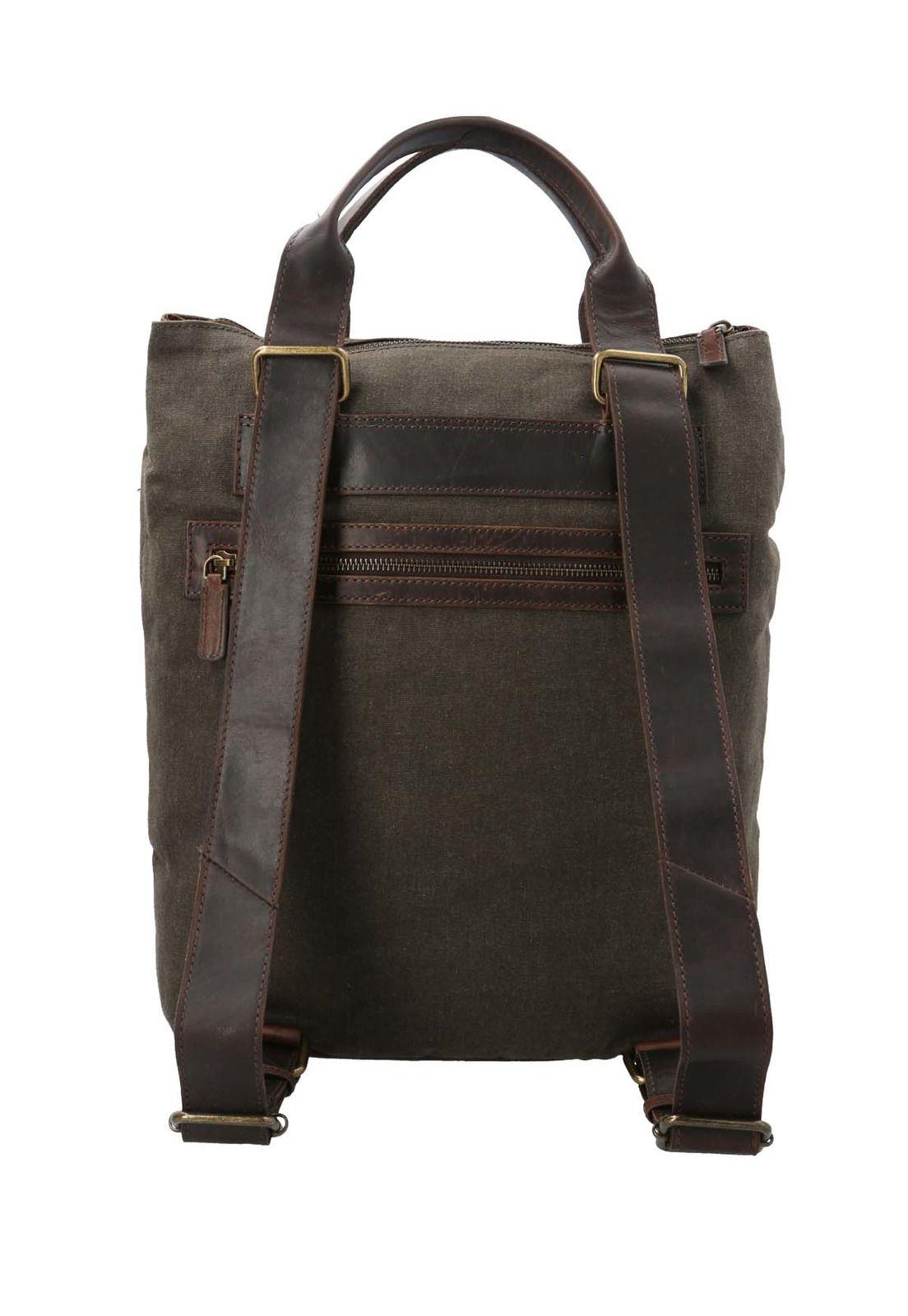 Cartera Cuero Mujer Wx Julie Backbag Oliva-2