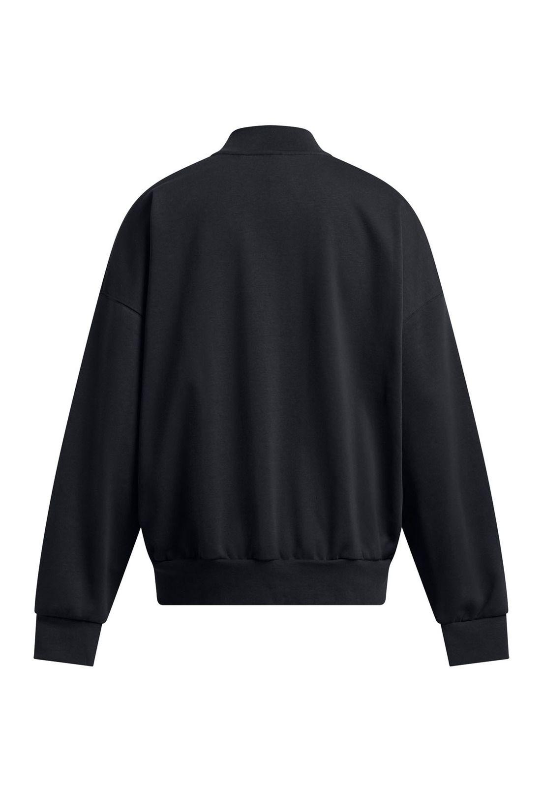 Chaqueta UA Icon Fleece para mujer Negro-1