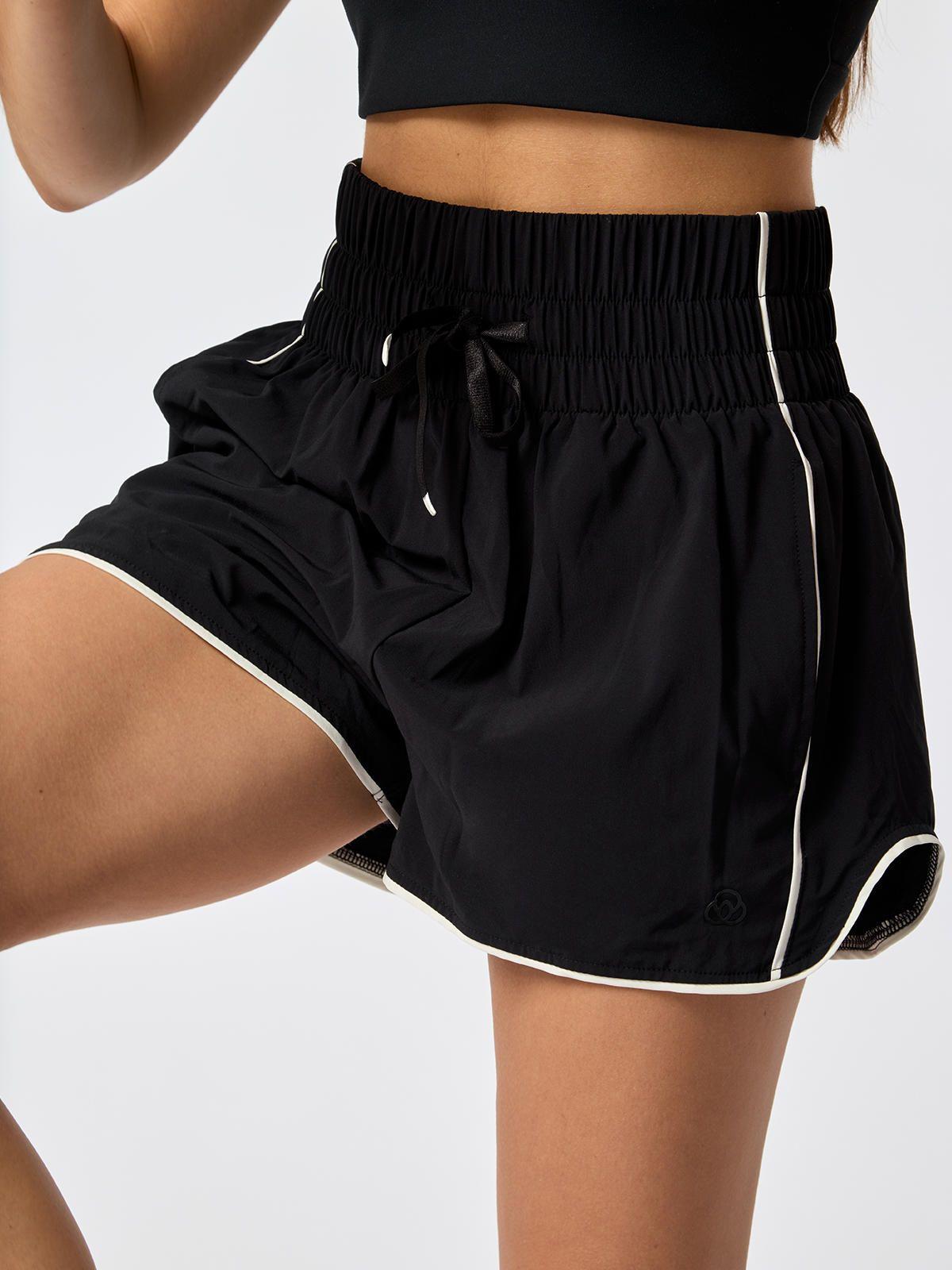 Short 2 in 1 Lea Rec Negro Mujer-4