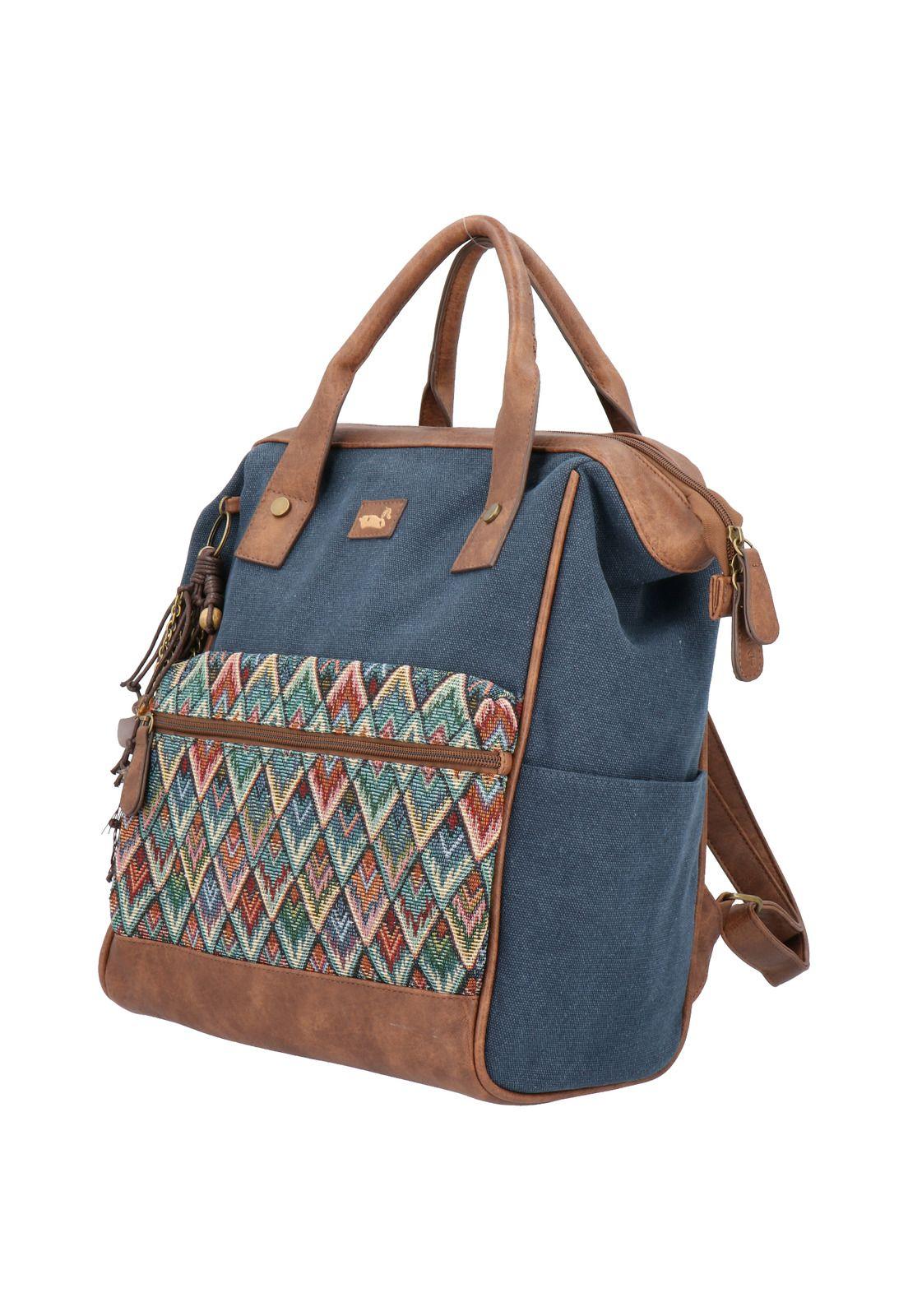 Mochila Mujer Lorenza Back Azul-1