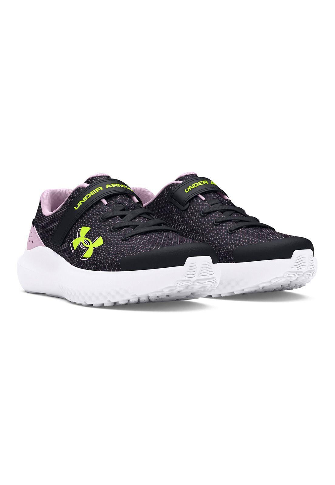 Zapatilla Ua Gps Surge 4 Ac Negro Niña-5